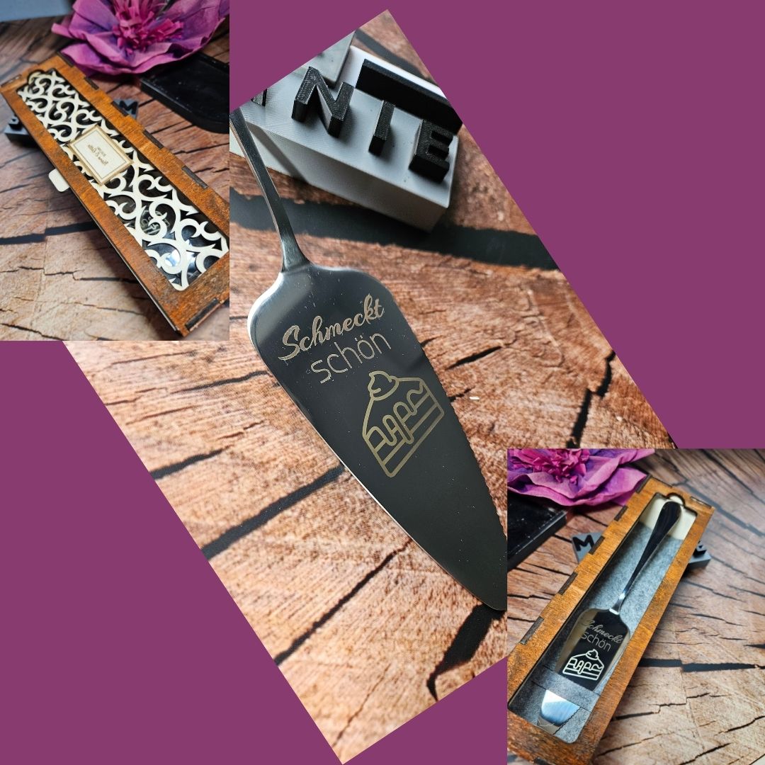 personalisierbare Kuchenschaufel