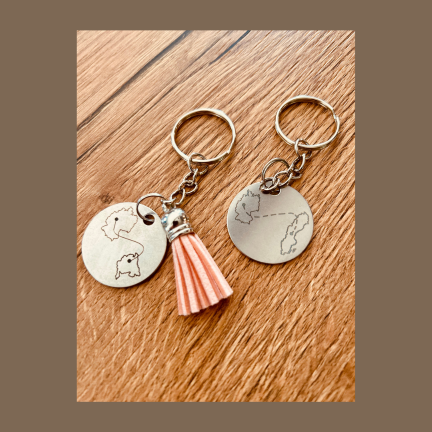 Schlüsselanhänger Länder