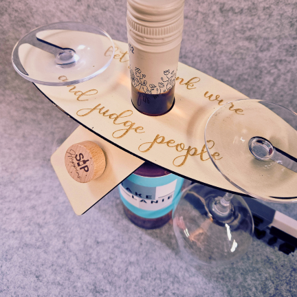 Weingeschenkset ✨ – Handgefertigt mit Liebe und Laser