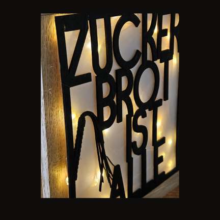 Leuchtobjekt - Zuckerbrot ist alle
